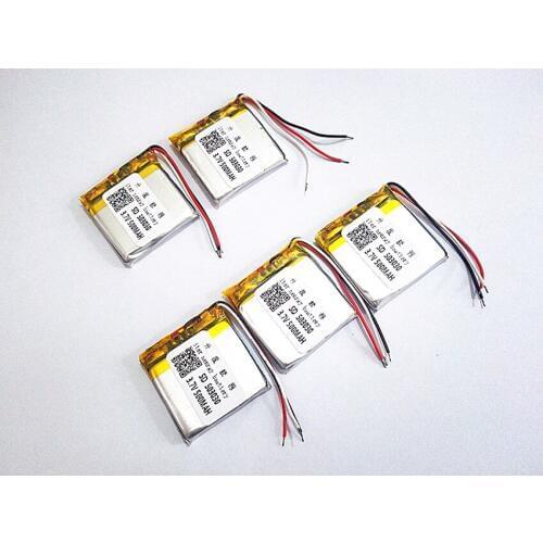 10pcs 3 line Polymer battery 500 mah 3.7 V 503030 smart home MP3 speakers Li-ion battery for dvr,GPS,mp3,mp4,cell phone,speaker