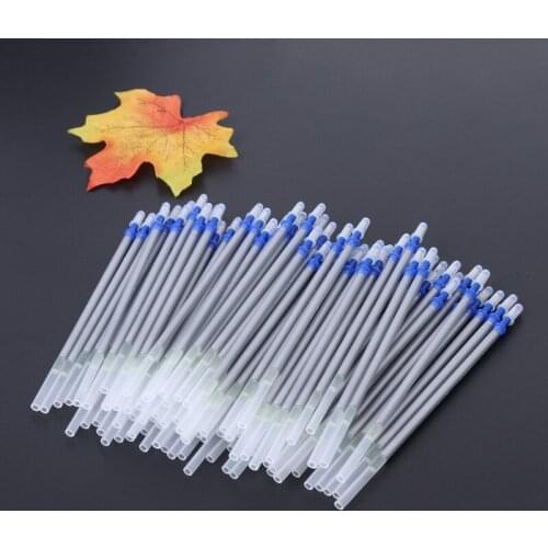 100pcs Refill Pen Silver Lead Pen Marking Pens for Fabric Leather Shoes