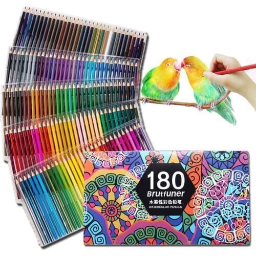 48/72/120/150/180 Colors water Colored Pencils Set for Artist Drawing Sketch Coloring Books School Color Pencil lapis de cor