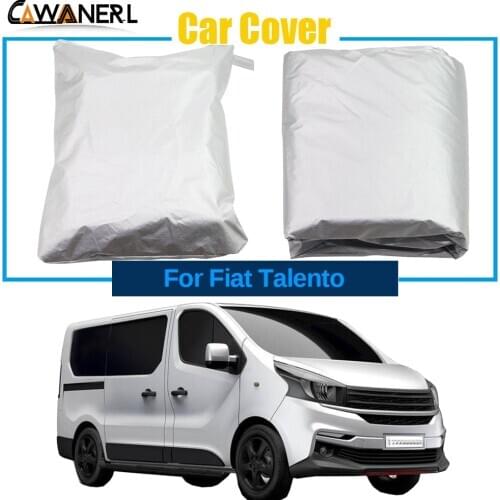 Full Car Cover For Fiat Talento SWB 2016-2019 Outdoor Sun Anti-UV Rain Snow Dust Protection MPV Cover Windproof