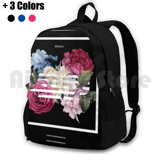 Flower Road Logo Outdoor Hiking Backpack Riding Climbing Sports Bag Vip Flowers Road Flower Road K Pop Boyband Korean Music