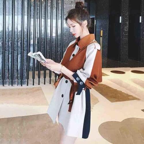 Short Windbreaker Womens Small Man Spring and Autumn 2021 New Design Sense High-end Temperament Popular Jacket