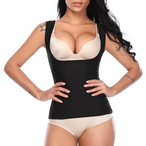 Shapewear Corset Neoprene Sauna Waist Trainer Vest Sweat Belt for Women Weight Loss Compression Trimmer Workout Body Shaper
