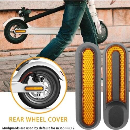 4x Wheel Cover Hub Cap Protective Shells Reflective Stickers for Xiaomi Mi Electric Scooter Pro 2 M365 Scooter Accessories