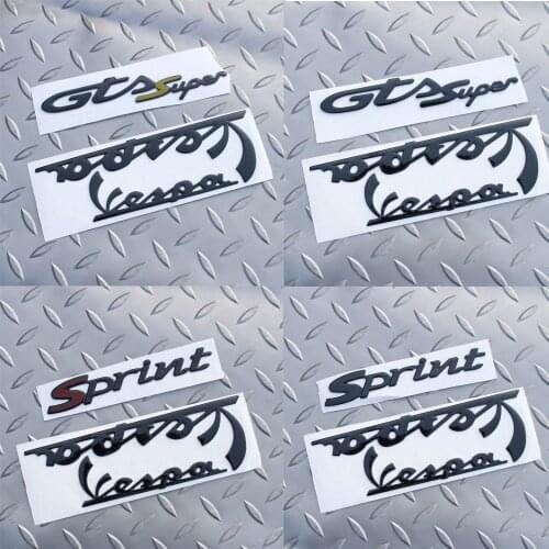 Motorcycle 3D Stickers Decorative Emblem Stickers Decal Kit For Piaggio Vespa GTS GTV 250 300 Sprint Primavera 150 LX LXV S 125