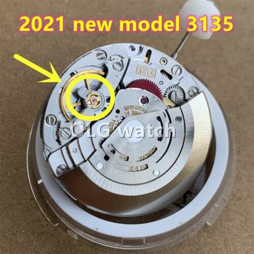 2021 latest models Chinese Super 3135 automatic mechanical movement blue balance wheel Mens watch movement VR NOOB SUB