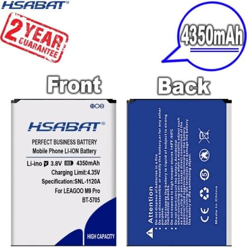 New Arrival [ HSABAT ] 4350mAh BT-5705 Replacement Battery for LEAGOO M9 Pro
