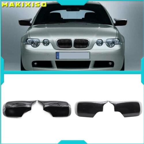 New 2x M3 Sytle Car Side Rear View Mirror Cover Cap Shell Replacement For BMW E46 E39 1998-2005