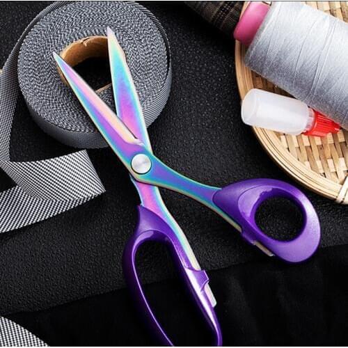 Colorful Sewing Scissors Tailors Scissors For Cutter Fabric Embroidery Stainless Steel Sewing Cutting Scissor Cross Stitch