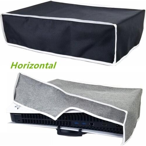 Dust Cover for Playstation 5 Horizontal Soft Neat Lining Dust Guard for Playstation 5 Console Anti Scratch Protect Cover Sleeve