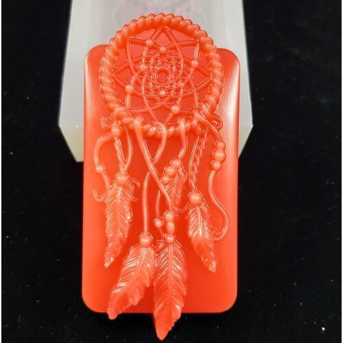 QT0237 Dream catcher silicone mold soap mold DIY handmade soap mold (free shipping)