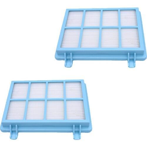 2 Pcs HEPA Filter For Philips Power Pro compact FC9331 / 09 FC9332 / 09 FC8010 / 01 Vacuum Cleaner Parts Replacement