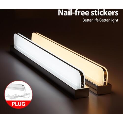 Modern led Mirror headlight LED Wall Lamp Dressing decorative Bathroom wall new design lights for home creative mirror lamp