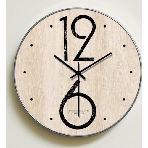 Modern minimalist home wall clock living room bedroom Nordic easy read Clock charts