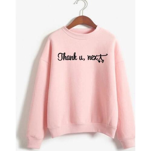 Hoodie Womens Clothing Harajuku Ariana Grande Sweatshirt WomenThank U Next God Is A Woman Crewneck Sweatshirts
