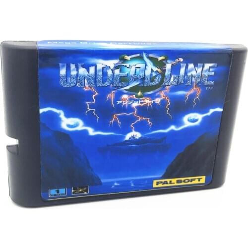 Undead Line For SEGA GENESIS & Mega Drive 16 Bit Video Games Conosle