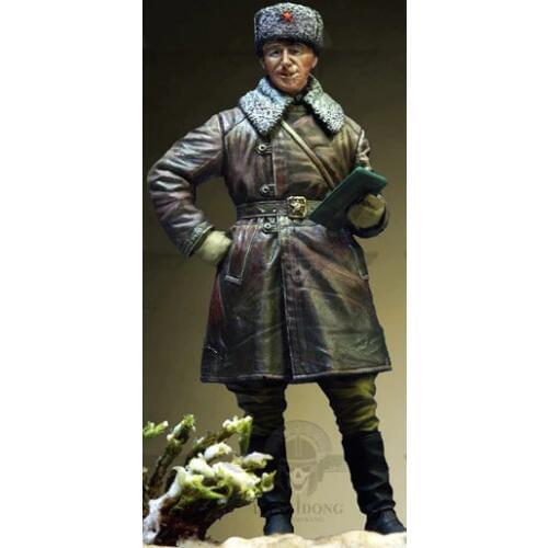 1/35 scale WW2 1940 Soviet tanks officer miniatures WWII Resin Model Kit figure Free Shipping