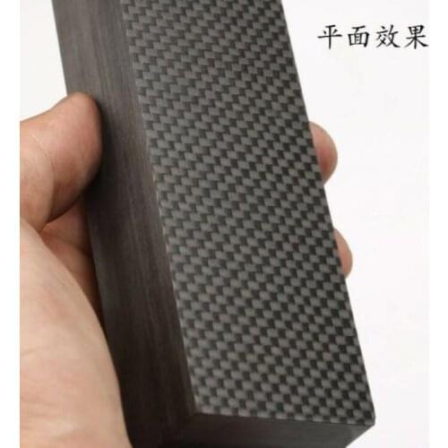1Pc DIY Material Carbon Fiber Knife Making Handle Blank Plate Carbon Fiber Board