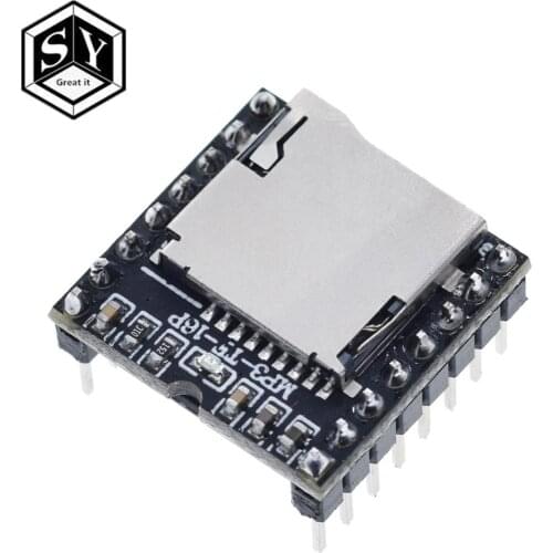 1PCS Great IT TF Card U Disk Mini MP3 DF Player Audio Voice Module Board For Arduino DFPlay Wholesale Player