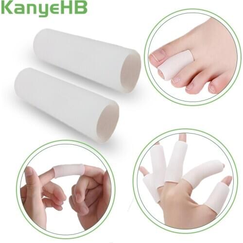 2pcs Silicone Gel Care Tool Pain Relieving Feet Care Finger Protectors Hallux Valgus Pain Bunion Spacers Thumb Corrector H052