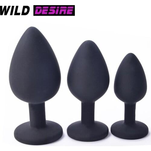 3Pcs Soft Silicone Anal Plug Set Beads Vagina Clitoris Vibrator Erotic Adult Sex Toys Anal Toys for Women Couples Masturbation