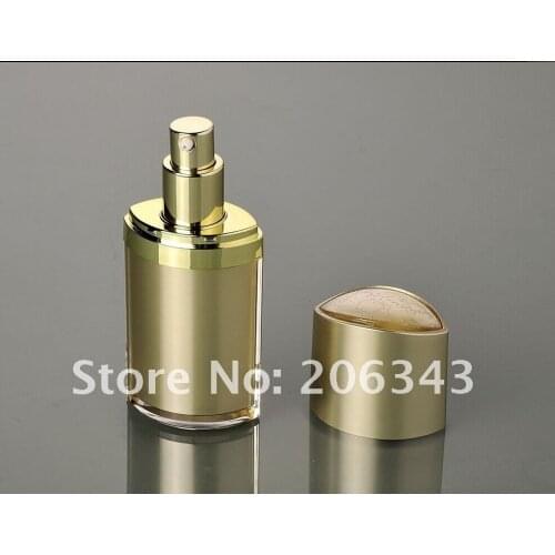 30ml gold eye shape press pump bottle,cosmetic container,press pump bottle ,Cosmetic bottle Cosmetic Packaging