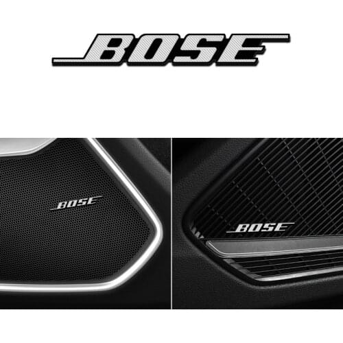 4pcs Car 3D metal Aluminum audio decorate Emblem Stickers for BOSE universal Auto Accessories
