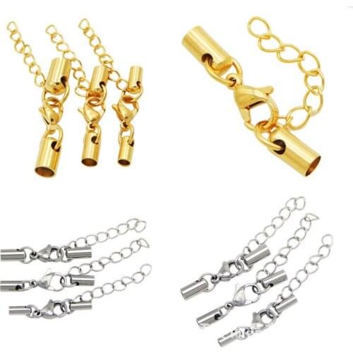 5sets Stainless Steel Bucket Lobster Clasp Bracelet and Necklace Findings-DIY Accessory