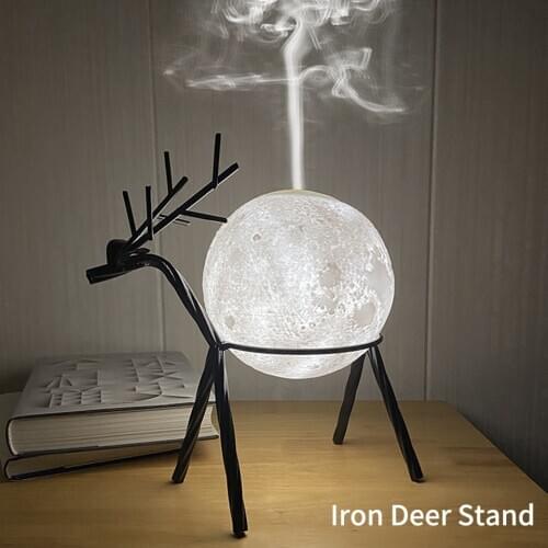 880ml Aroma Diffuser Ultrasonic Essential Oil Air USB Humidifier Moon Lamp Night Light Cool Mist Purifier For Christmas Gift