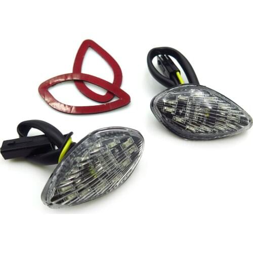 Aftermarket free shipping motorcycle parts LED Flush Mount Turn Signal for honda CBR 919 600 F3/F4/F4i 600RR 1000RR Clear
