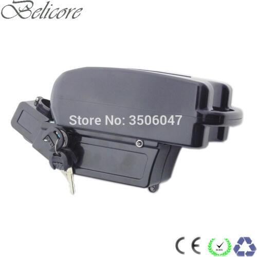 Electric bike battery 36v 48v 10.4ah 13ah 15.6ah frog seat post e-bike battery for 350w 500w motor