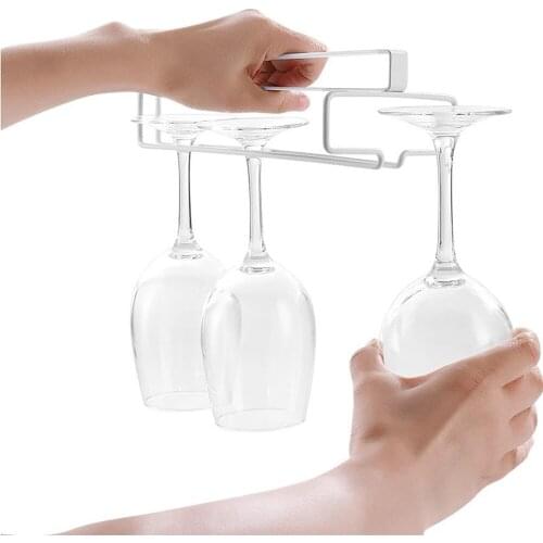 Wine Glass Holder Useful Wine Glass Rack Stand Paper Roll Holder Wine Rack Glass Holder Hanging Simple Cabinet Stemware Racks