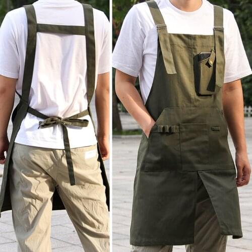Apron Kitchen Cowboy Restaurant Coffee Shop Barber Shop Nail Floral Baking Overalls Children