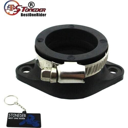 STONEDER Carburetor Carb Intake Adapter Boot Rubber Pipe Flange For Zongshen 190cc Pit Dirt Bike 2V Z190 Engine ZS1P62YML-2