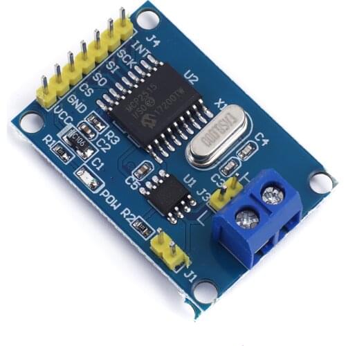 MCP2515 CAN Bus Module Board TJA1050 Receiver SPI For 51 MCU ARM Controller NEW