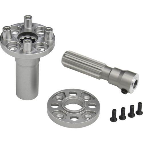 Upgrade heavy duty splined star drive center front drive shaft assembly with Planetary Gear Housing for Traxxas UDR