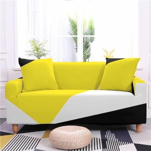 Fashion printed sofa covers for living room elastic stretch slipcover sectional corner sofa covers 1/2/3/4-seater