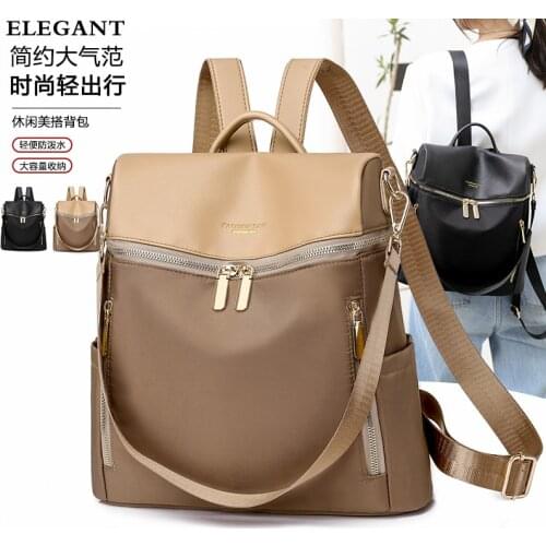 Fashion Anti-theft Women Backpacks Famous Brand High Quality Waterproof Oxford Multi function Ladies Large Capacity Backpack