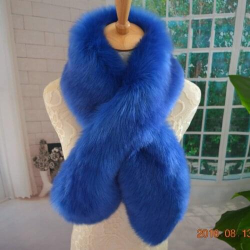 New arrival faux rex rabbit fur scarf warm luxurious faux fox fur cross over scarf long fluffy fake fur collar customerized DIY