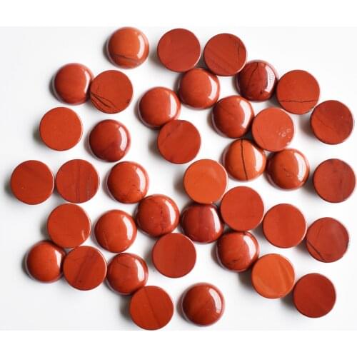 New fashion good quality natural Redstone round cabochon 16mm stone beads for jewelry making 30pcs/lot Wholesale free shipping