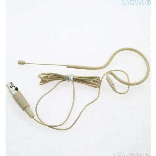 Professional Headworn Headset Microphone For Shure Wireless Ear Hanging Microphone System TA4F mini Lockable