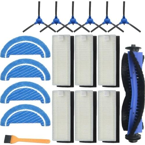 Replacement for Cecotec Conga 1090 / 1099 1790 Ultra Titanium Robotic Vacuum Cleaner Spare Parts Main Side Brush Hepa Filter Mop