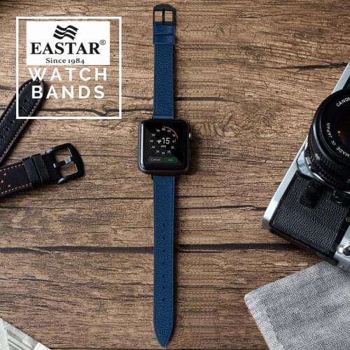 Leather Strap for Apple Watch band 44mm 40mm 38mm 42 mm Slim Watchband for iWatch serie se 3 4 5 6 watchband