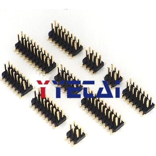 YYT SMD pin header 1.27MM SMD 2*3/4/5/6/7/8/10/12/15/20/40P/50P pin header 1.27 socket