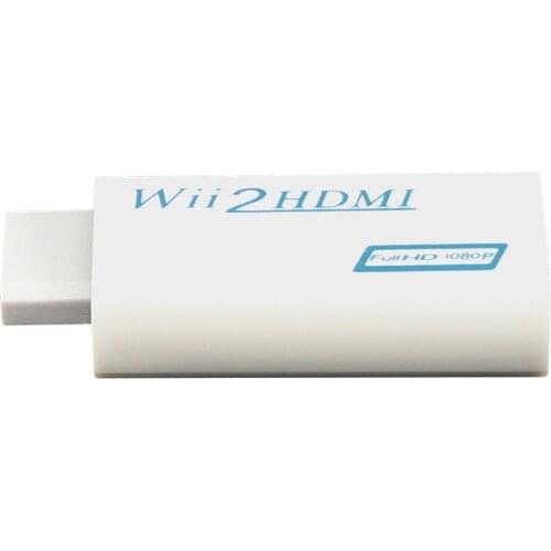 1pcs For Wii to HDMI 1080P Converter Wii2HDMI Adapter 3.5mm Audio Video Output Full HD 1080P Output
