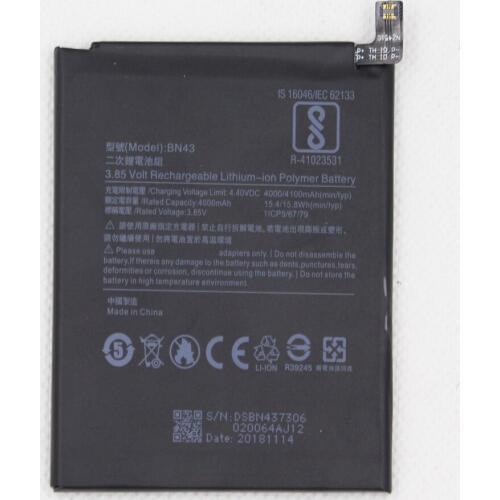 20pcs/lot 4100mAh BN43 Battery For Xiaomi Redmi Note 4X Snapdragon 625 / Note 4 global Snapdragon 625 battery