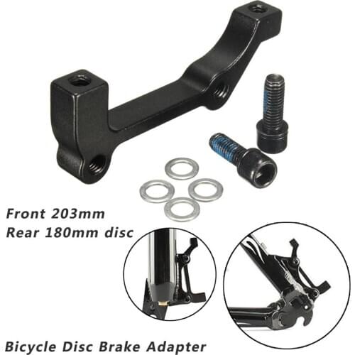 Disc Brake Adapter Aluminum Alloy Front 203mm Rear 180mm Bike