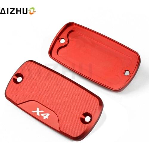 Motorcycle Accessories Front Brake Fluid Reservoir Tank Cap Cover FOR HONDA X4 1998-2004 1999 2000 2001 2002 2003