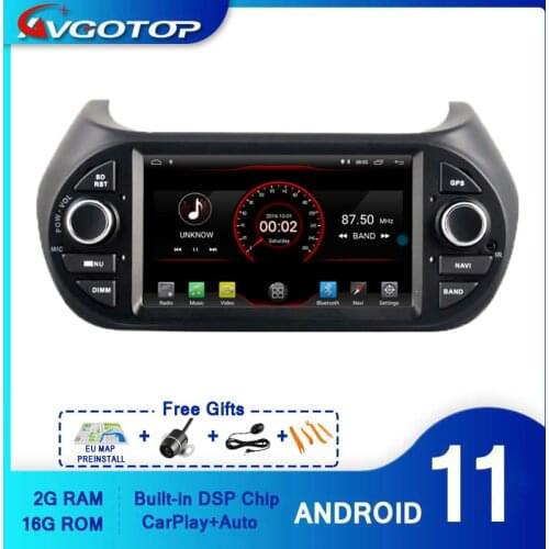 AVGOTOP Android 10 Car Radio Navigation Player for FIAT FIORION MP3 MP4 Wifi Vehicle GPS Multimedia
