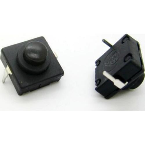 Free shipping 100PCS Flashlight 12*12*9.4MM Button Switch 1A 30V CB-1212-112D 2Pin Ultra-Thin Middle of the feet